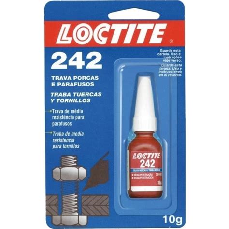 Adesico Trava Porcas E Parafusos 242 10g Loctite Adesico Trava Porcas