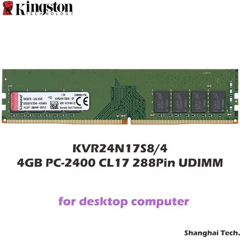 Kingston Pc Ram Ddr Gb Gb Gb Mhz Udimm Pin