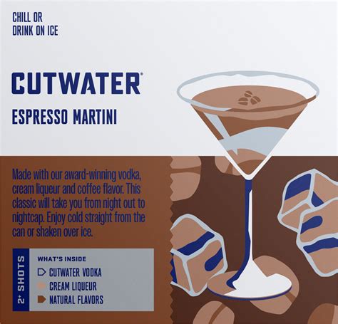 Cutwater Espresso Martini Cocktail Planogram Back