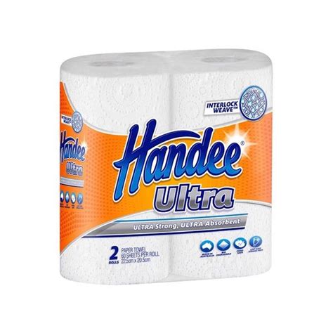 Kitchen Towel Handee Ultra Kitchen Towel 60 Sheets Double Pack