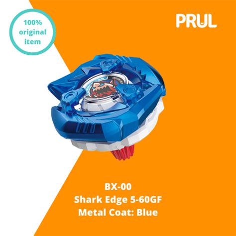 Jual Takara Tomy Beyblade X BX 00 Shark Edge 5 60GF Metal Coat Blue