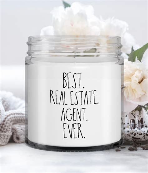 Candle T For Real Estate Agent Best Real Estate Agent Etsy