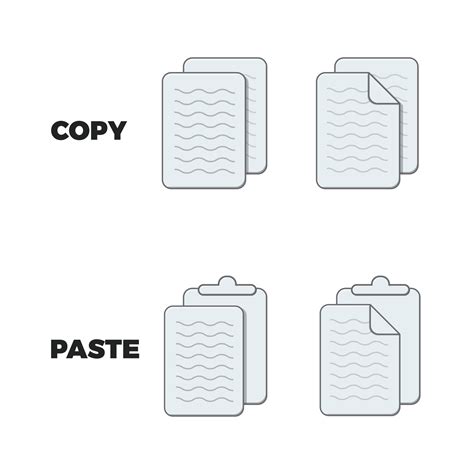 copy paste icon clip art file copy paste  vector art  vecteezy
