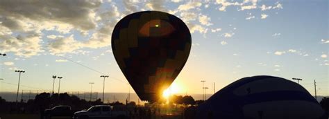 Sunrise At The Colorado River Crossing Balloon Festival Yuma Arizona