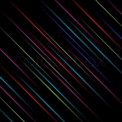 Black background with color lines | Stock image | Colourbox