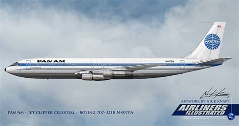 Pan Am Jet Clipper Celestial Boeing 707 321b N407pa A Photo On Flickriver