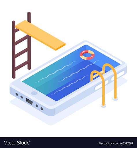 Swimming pool Royalty Free Vector Image - VectorStock