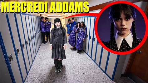 Si Vous Voyez Mercredi Addams Dans Votre Cole Courez Mercredi A