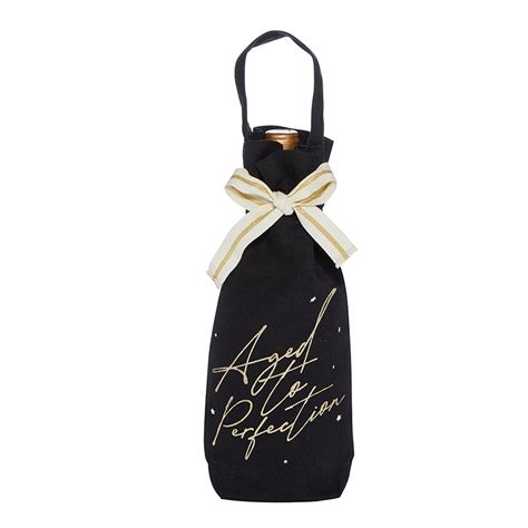 "Aged to Perfection" Wine Bag – Finery & Cake