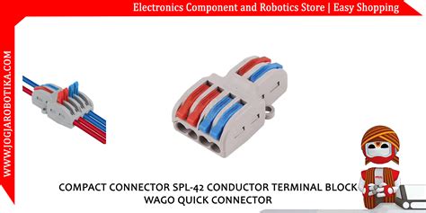 COMPACT CONNECTOR SPL 42 CONDUCTOR TERMINAL BLOCK WAGO QUICK CONNECTOR