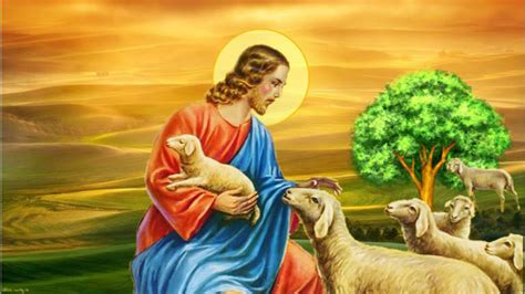 Jesus With Sheep Wallpapers Wallpaper Cave