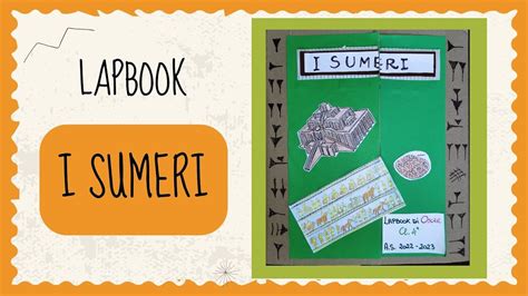 Lapbook Mesopotamia I Sumeri Tutorial Per La Classequarta