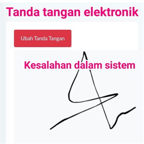 Cara Tanda Tangan Elektronik