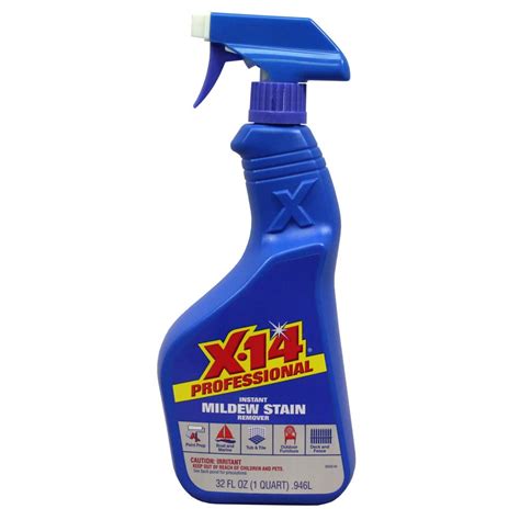 X 14 Professional Instant Mildew Stain Remover Non Aerosol Trigger 32 OZ