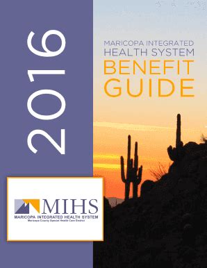 Fillable Online Maricopa Integrated Health System Mihs Benefits Add