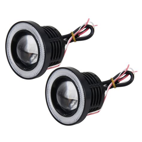 Pcs Universal Inch Led Fog Angel Eyes R High Intensity Led Lamps