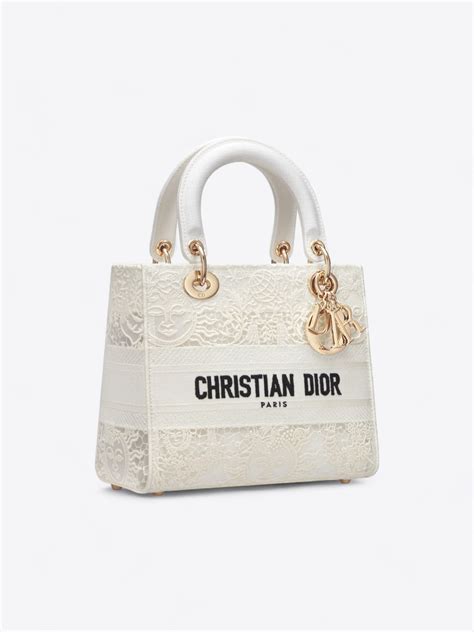 Location Sac Lady D Lite Dior Blanc Jour