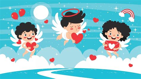 Love Concept With Cartoon Characters 2405639 Vector Art at Vecteezy