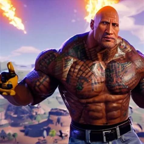 Dwayne Johnson The Rock In Fortnite Openart