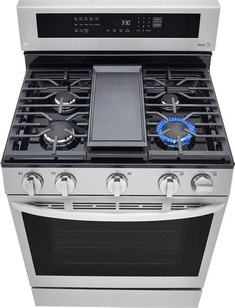 Lrgl5825f Lg 30 58 Cuft Wifi Enabled Gas Range With Instaview Window And Airfry Printproof