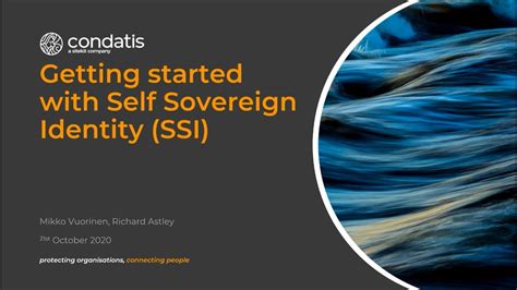 Getting Started With Self Sovereign Identity Ssi Youtube