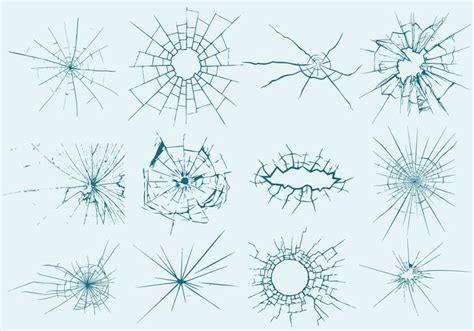 Cracked Glass Marks - Download Free Vector Art, Stock Graphics & Images