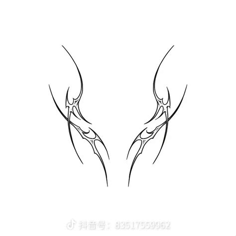 An Image Of Two Hands Drawn In Black And White With Chinese Writing On