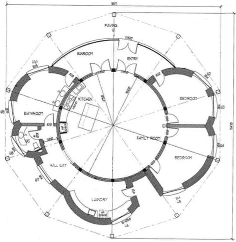 Building the round strawbale house: The Design