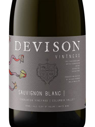 Devison Vintners Evergreen Vineyard Sauvignon Blanc Vivino Us