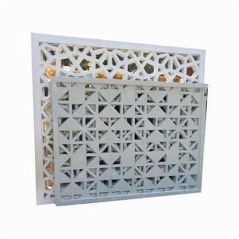 Rectangular Grc Screen Jali For Decoration Size X Feet At