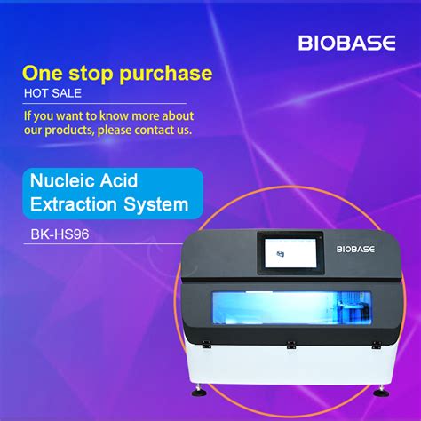 Biobase China Automatic Nucleic Acid Extraction System Bk HS96 China