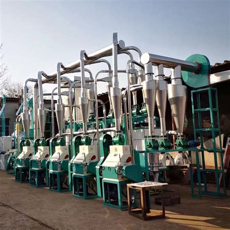 Maize Corn Grits Flour Milling Processing Line China Corn Flour