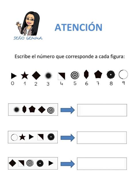 Atención online exercise for 1º