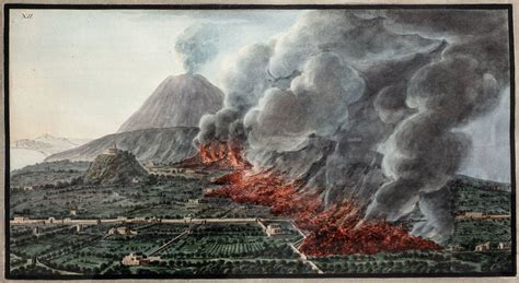 Eruption of Mount Vesuvius posters & prints by Pietro Fabris