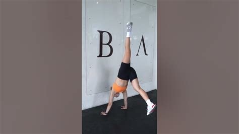 Handstand Kick Ups 2 Feet Youtube