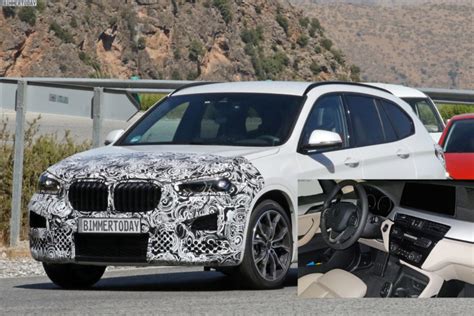 BMW X1 Facelift 2019 Erlkönig Fotos zeigen F48 LCI Cockpit