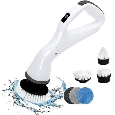 Brosse Rotative Nettoyage Salle De Bain Kit De Brosse Electrique