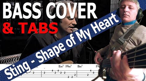 Sting Shape Of My Heart Bass Cover Tabs Youtube