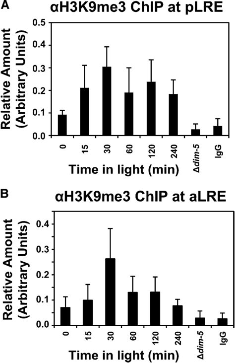 H K Me Is Established At Frq In Response To Light The Levels Of