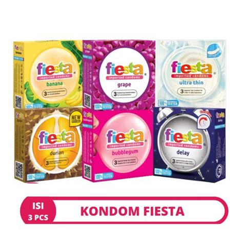 Jual Kondom Fiesta Isi 3 Pcs Shopee Indonesia