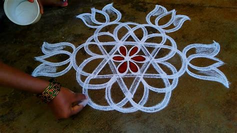 Margazhi Madha Star Padi Kolam New Year Special Rangoli Kolam Kaalai