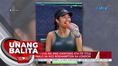 Alex Eala Nakuha Na Ang Kaniyang Th Itf Title Dahil Sa Panalo Sa W