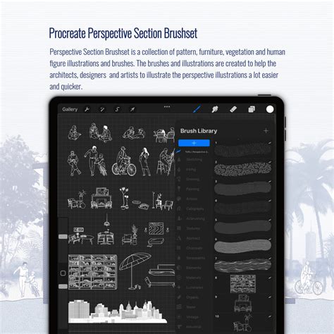 Procreate Perspective Section Brushset & Illustrations – Toffu Co