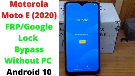 Motorola Moto E Frp Google Lock Bypass Without Pc Motorola