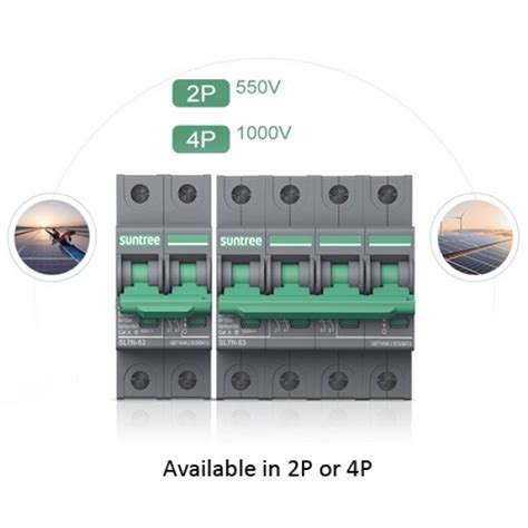 Suntree PV DC Circuit Breaker 1000V 63A 4P SL7N 63 Solar