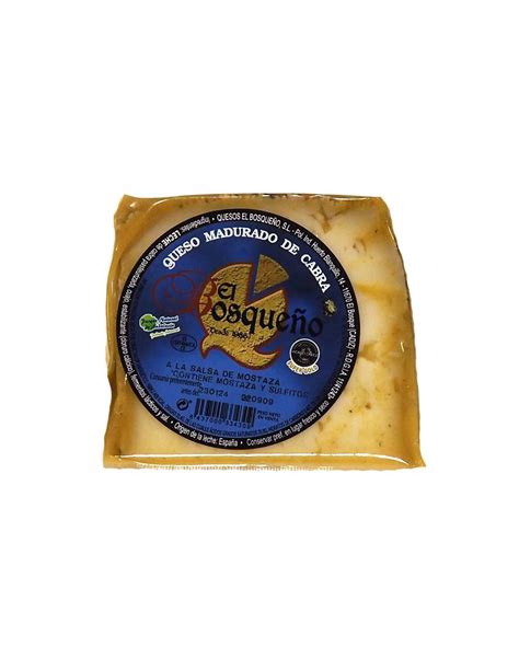 Comprar Queso De Cabra Payoya A La Mostaza El Bosque O