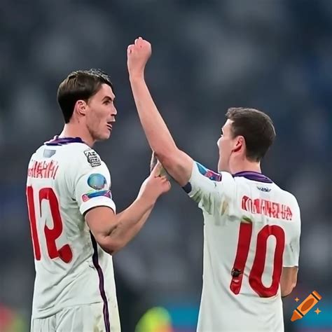 Serbian Player Dusan Vlahovic Celebrating Last Minute Goal In Uefa Euro