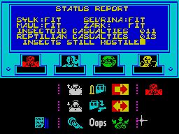 Screenshot Of Enigma Force ZX Spectrum 1985 MobyGames