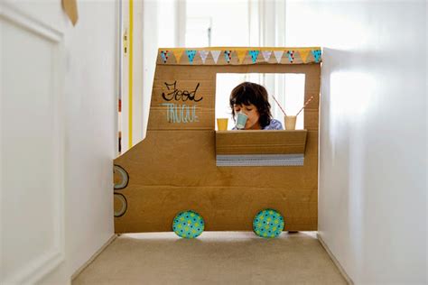 Cardboard Chuckwagon Diy Food Truck For Kids Make