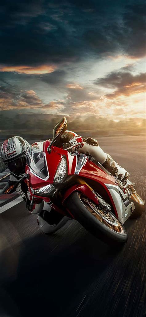 Download Motorcycle Iphone Red Honda Cbr Racer Wallpaper